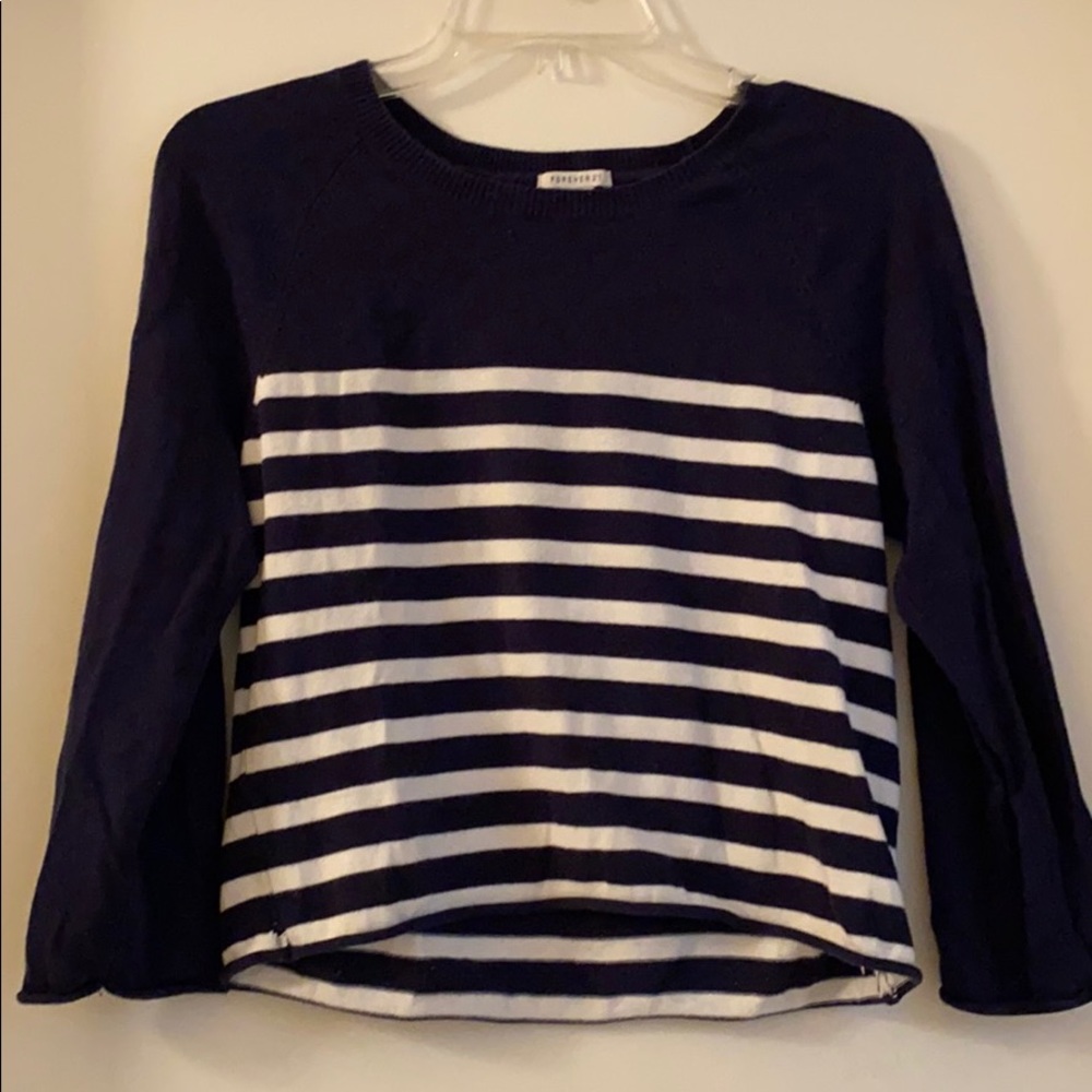 Cozy Knit Striped Sweater